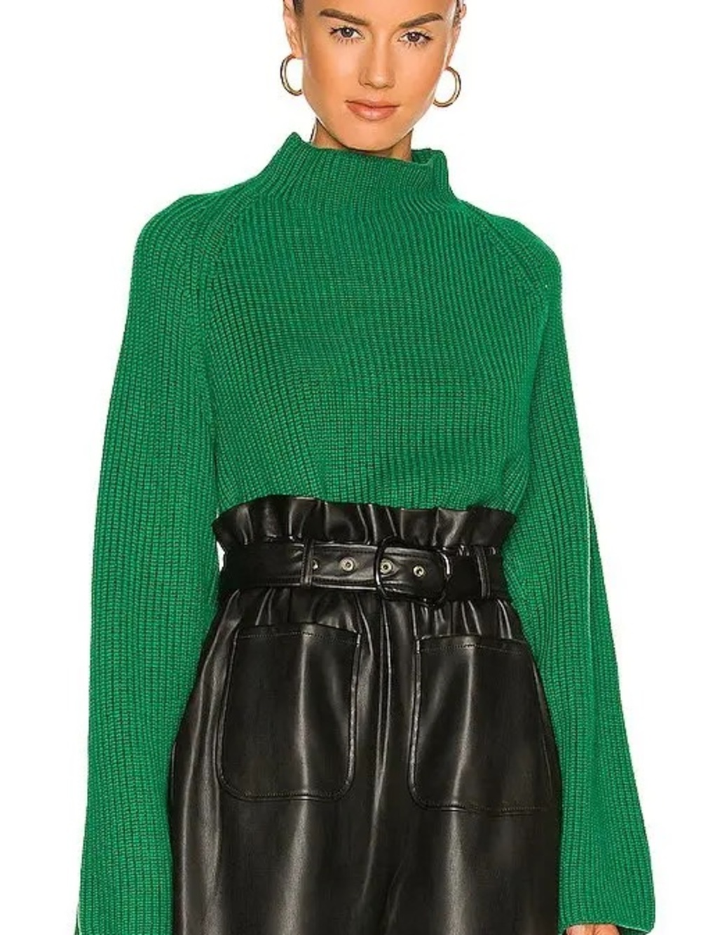 L’academie Mock Neck Sweater